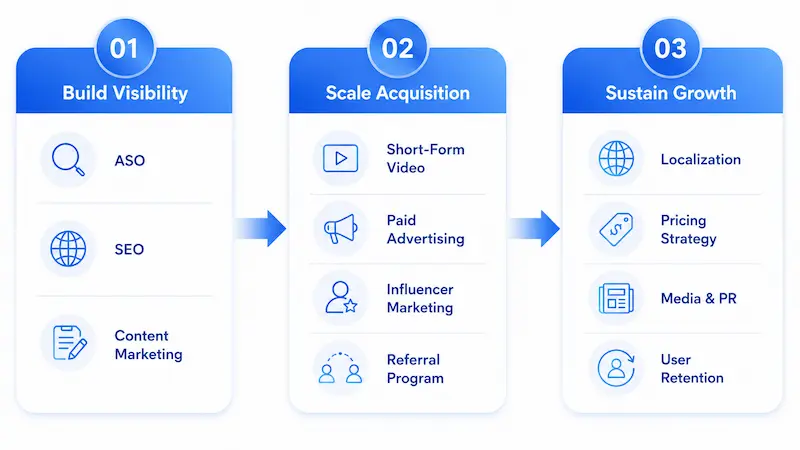 app marketing growth roadmap