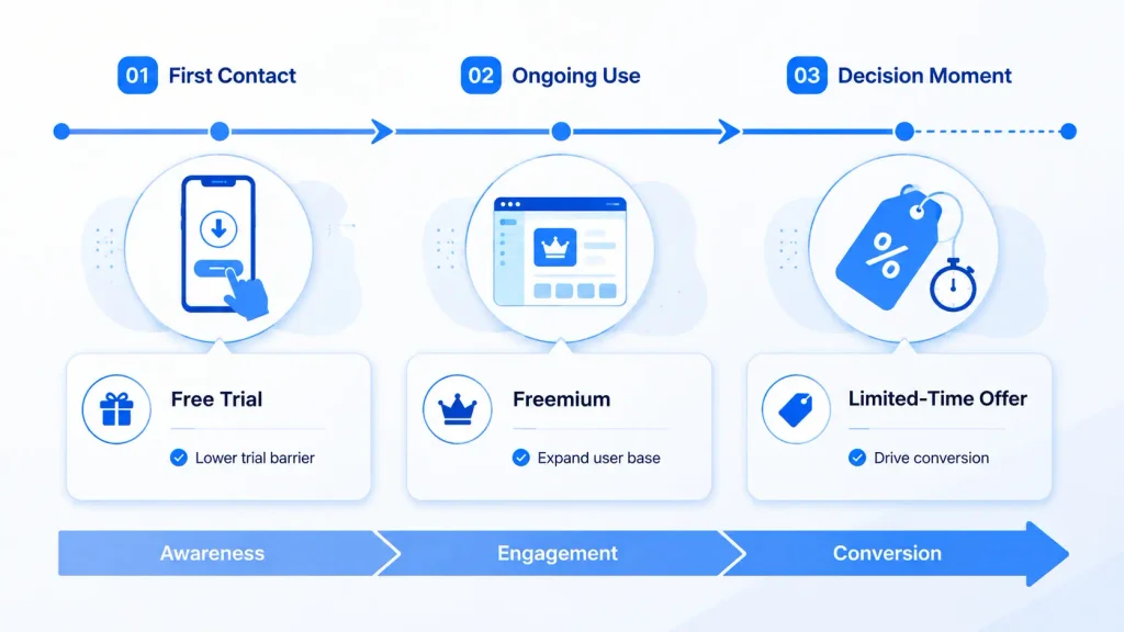 app pricing user journey