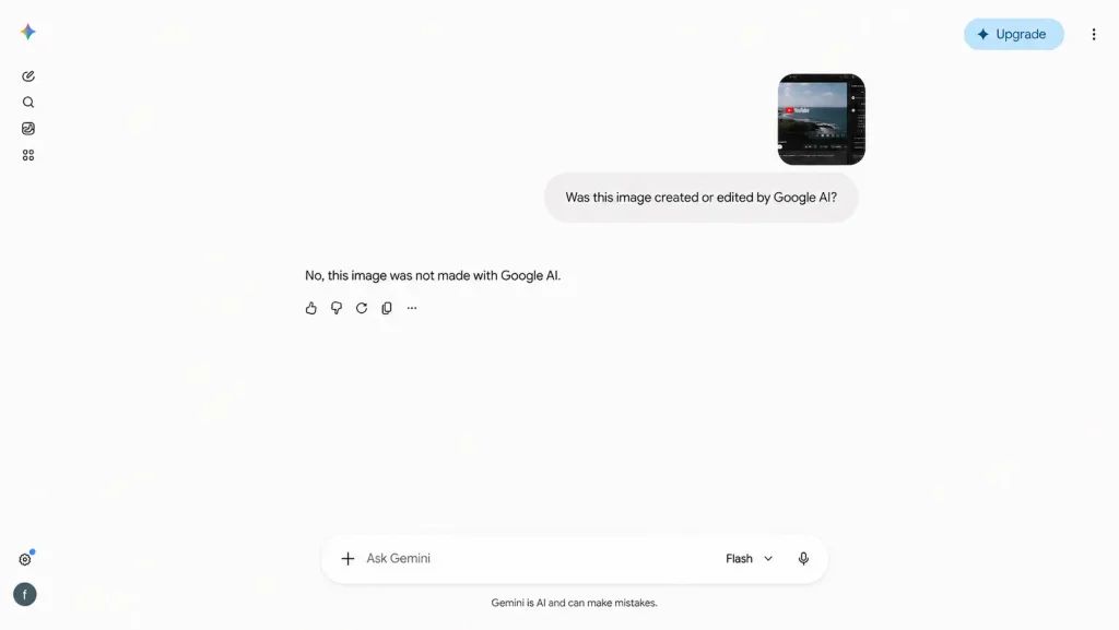 gemini ai image check