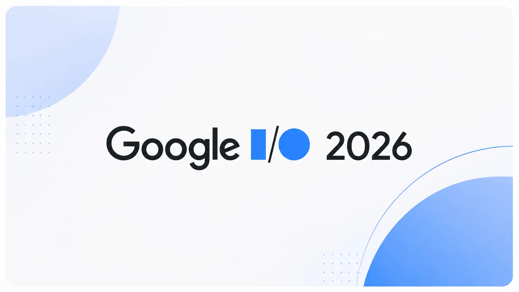 google io 2026 logo