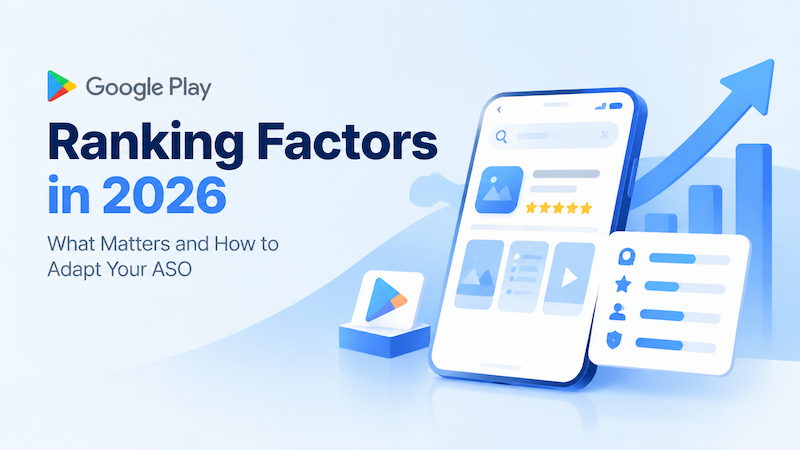 Google Play ranking factors in 2026 with ASO strategy and app visibility signals