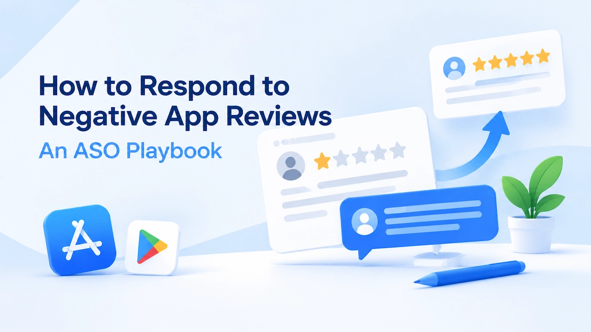 Negative app review cards turning into positive ratings