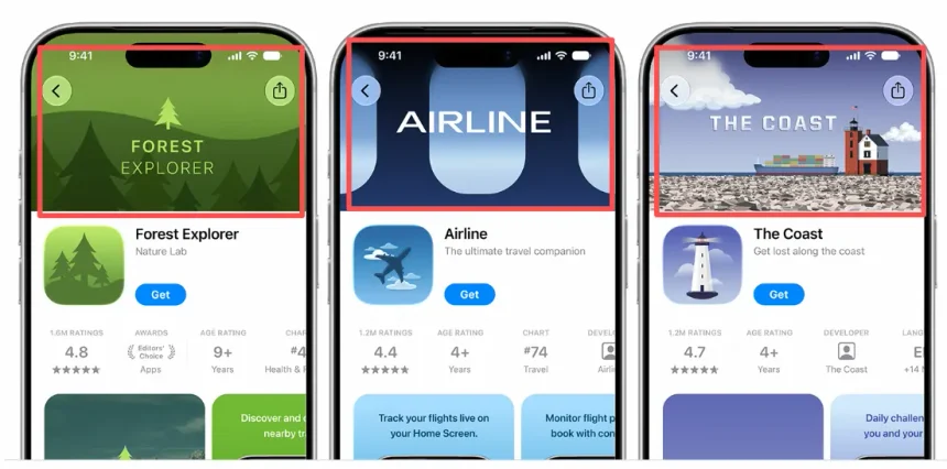 Product page header