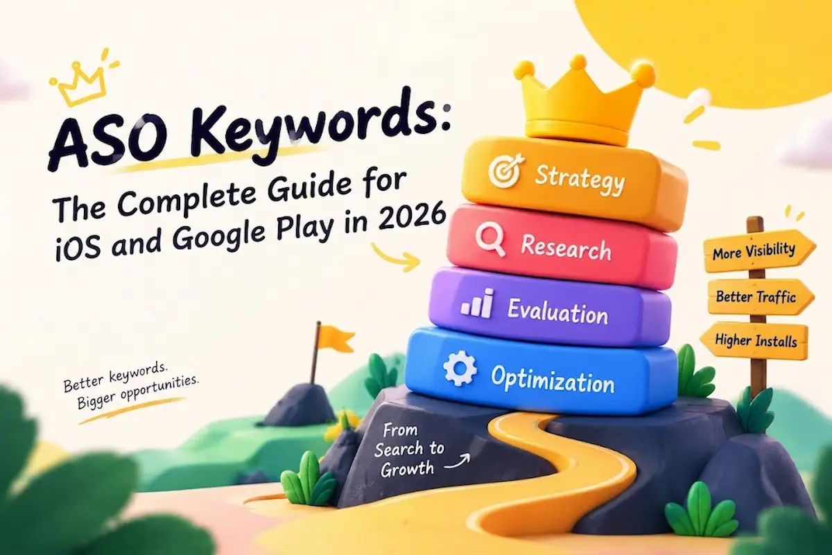 ASO Keywords strategy guide for choosing app store keywords