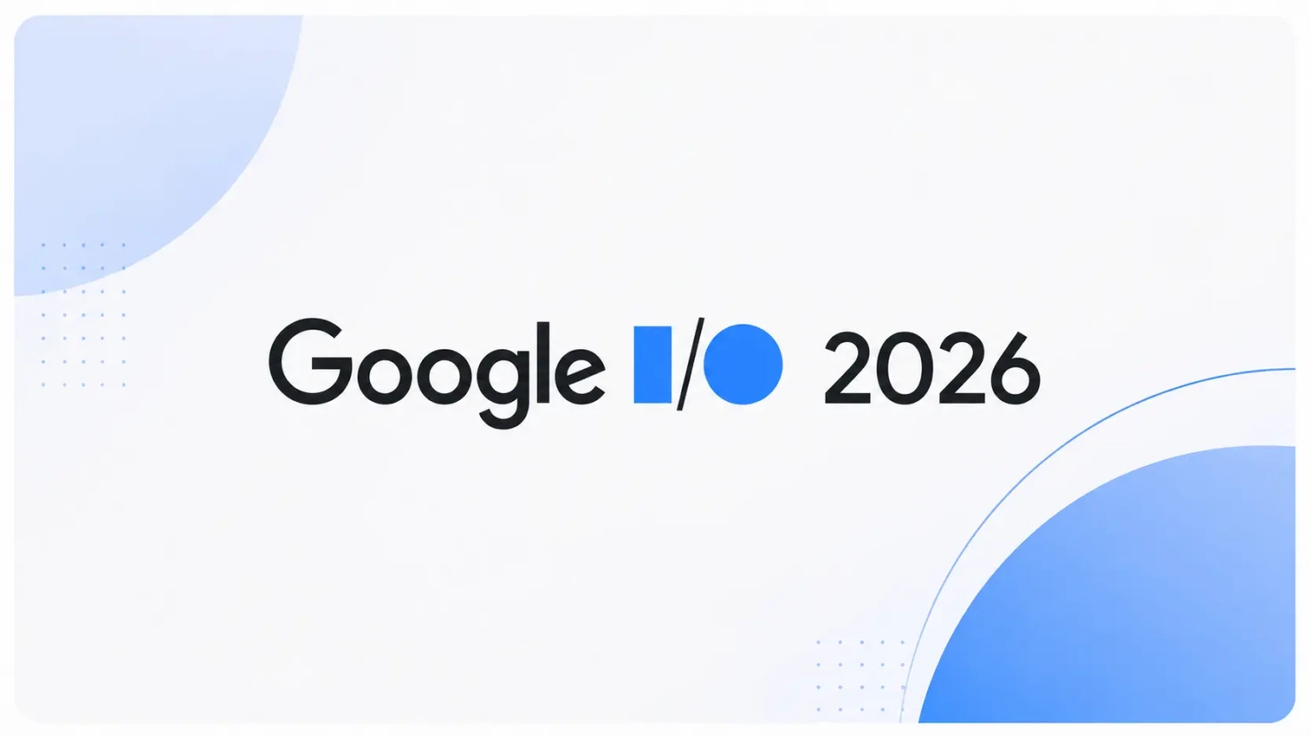 google io 2026 logo